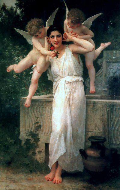Youth von William Adolphe Bouguereau als Kunstdruck auf Leinwand