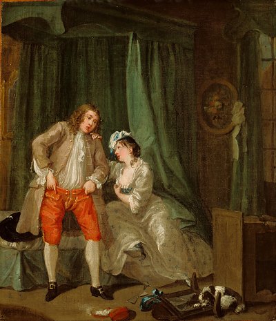 After von William Hogarth als Kunstdruck auf Leinwand