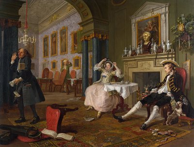 Marriage A la Mode 2 The Tete a Tete Kunstdruck