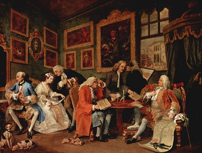 Marriage a la mode The Marriage Contract Kunstdruck