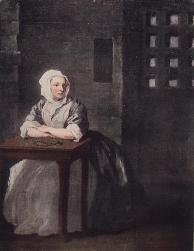 Sarah Malcolm von William Hogarth als Kunstdruck auf Leinwand