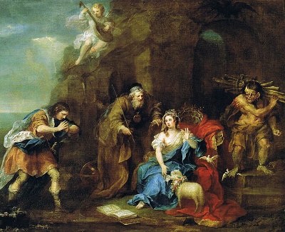 Sturm von William Hogarth als Kunstdruck auf Leinwand
