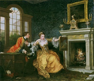The Lady s last stake von William Hogarth als Kunstdruck auf Leinwand
