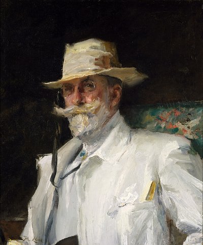 Annie Traquair Lang von William Merritt Chase als Kunstdruck auf Leinwand