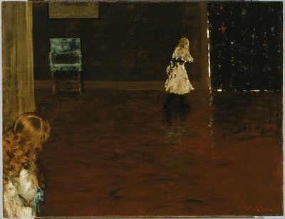 Hide and Seek von William Merritt Chase als Kunstdruck auf Leinwand