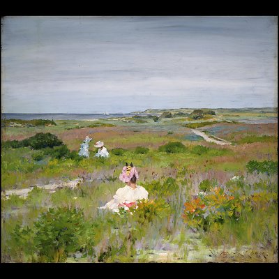 Landscape Shinnecock Long Island von William Merritt Chase als Kunstdruck auf Leinwand