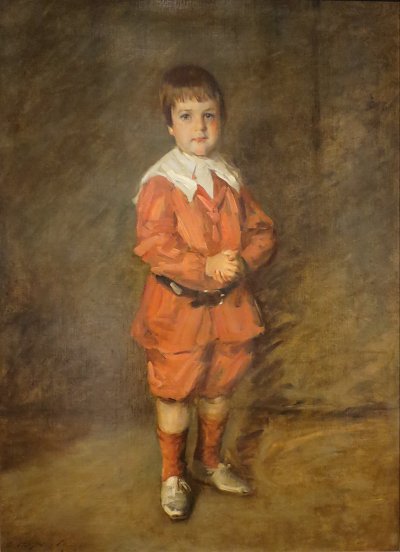 Portrait of Master Robert Chase von William Merritt Chase als Kunstdruck auf Leinwand