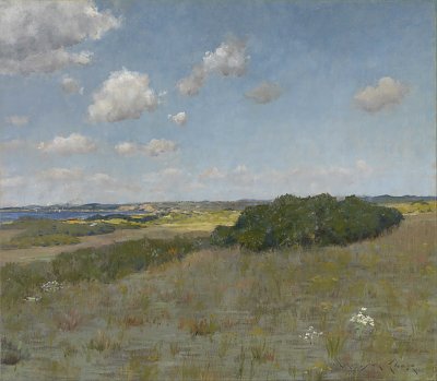 Sunlight and Shadow von William Merritt Chase als Kunstdruck auf Leinwand