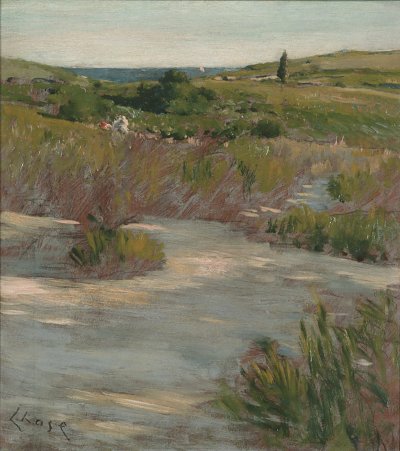 Sunset Glow von William Merritt Chase als Kunstdruck auf Leinwand