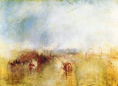 Bootszug mit entferntem Rauch Venedig von William Turner als Kunstdruck auf Leinwand