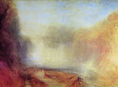 Der Wasserfall des Clyde von William Turner als Kunstdruck auf Leinwand