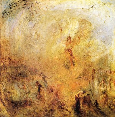 Der in der Sonne stehende Engel von William Turner als Kunstdruck auf Leinwand