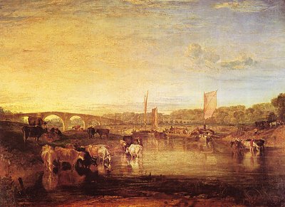 Die Walton Bruecken 2 von William Turner als Kunstdruck auf Leinwand