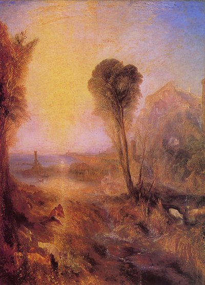 Merkur und Argus von William Turner als Kunstdruck auf Leinwand