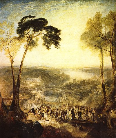 Phryne besucht als Venus das oeffentliche Bad von William Turner als Kunstdruck auf Leinwand