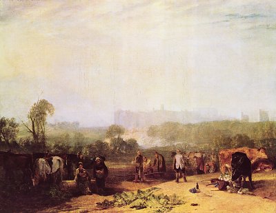 Rueben pfluegen in der Naehe von Slough von William Turner als Kunstdruck auf Leinwand