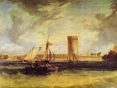 Tabley der Sitz von Sir J F Leicester Bart Ein windiger Tag von William Turner als Kunstdruck auf Leinwand