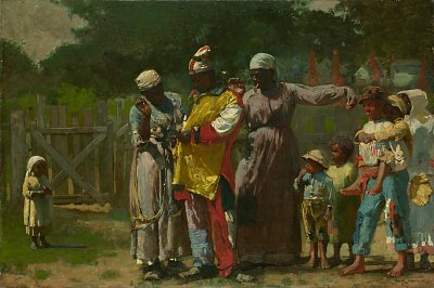 Dressing for the Carnival von Winslow Homer als Kunstdruck auf Leinwand