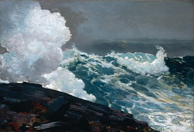 Northeaster von Winslow Homer als Kunstdruck auf Leinwand
