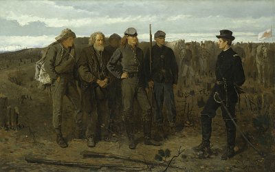 Prisoners From The Front von Winslow Homer als Kunstdruck auf Leinwand