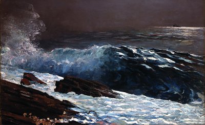 Sunlight on the Coast von Winslow Homer als Kunstdruck auf Leinwand