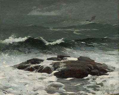 summer squall von Winslow Homer als Kunstdruck auf Leinwand