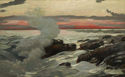 west point von Winslow Homer als Kunstdruck auf Leinwand