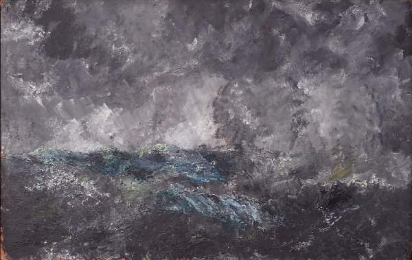 Kunstdruck August Strindberg Storm in the Skerries The Flying Dutchman von einzelne als Leinwandbild