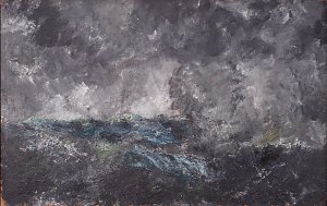 August Strindberg Storm in the Skerries The Flying Dutchman Kunstdruck