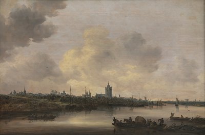 Jan Josefsz van Goyen View of the City of Arnhem von Einzelne als Kunstdruck auf Leinwand
