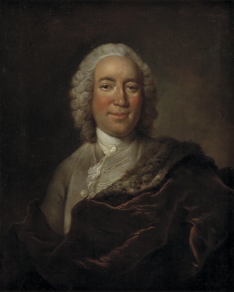 Kunstdruck Johann Salomon Wahl Gerhard Morell Keeper of the Royal Danish Kunstkammer von einzelne als Leinwandbild