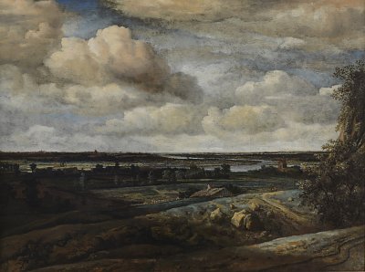 Koninck Philips Dutch Panorama Landscape with a Distant View of Haarlem von Einzelne als Kunstdruck auf Leinwand