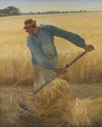 L A Ring Harvest von Einzelne als Kunstdruck auf Leinwand