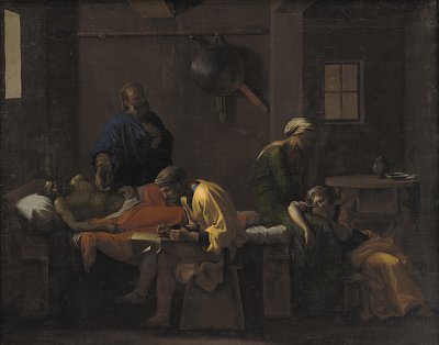 Poussin Nicolas The Testament of Eudamidas von Einzelne als Kunstdruck auf Leinwand
