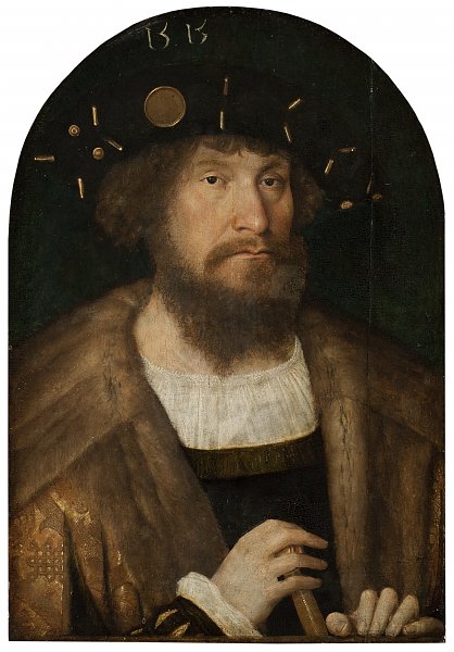 Kunstdruck Sittow Michel Portrait of the Danish King Christian II von einzelne als Leinwandbild