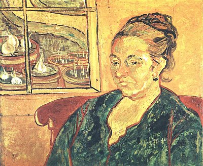Bildnis Augustine Roulin von van Gogh als Kunstdruck auf Leinwand