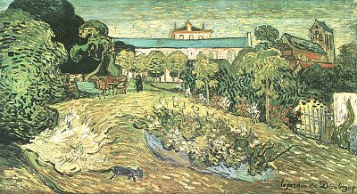 Der Garten von Daubigny von van Gogh als Kunstdruck auf Leinwand