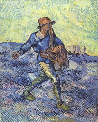 Der Saemann 1 von van Gogh als Kunstdruck auf Leinwand