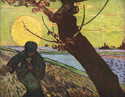 Der Saemann 2 von van Gogh als Kunstdruck auf Leinwand