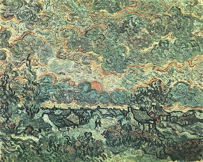 Erinnerung an den Norden von van Gogh als Kunstdruck auf Leinwand
