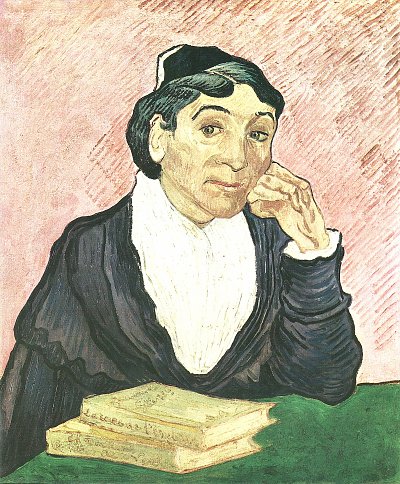 L Arlesienne Madame Ginoux von van Gogh als Kunstdruck auf Leinwand