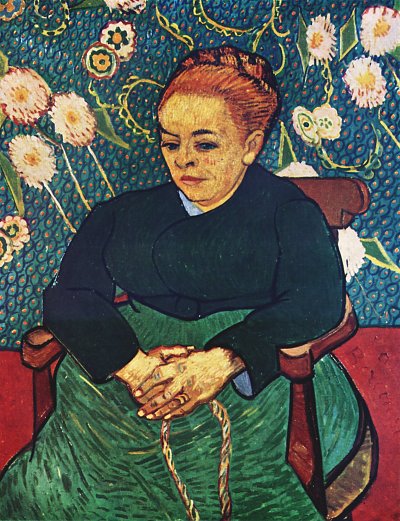 La Berceuse von van Gogh als Kunstdruck auf Leinwand