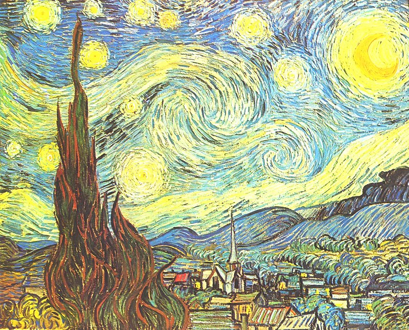 Sternennacht von Vincent van Gogh als Leinwandbild