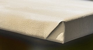 Fertig gespanntes Leinwandbild, aufhängebereit