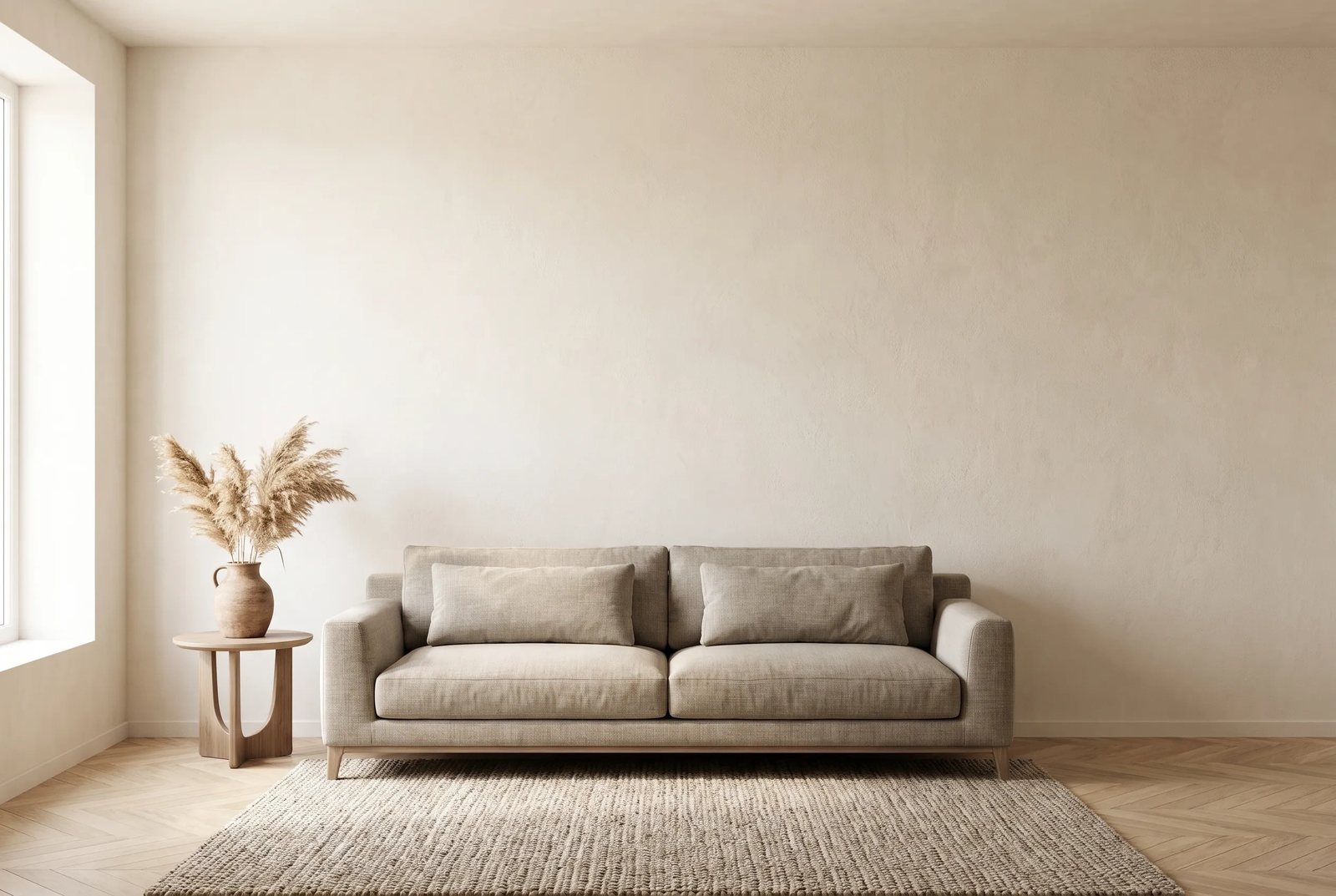 Eleganter Wohnraum als Wohnbeispiel