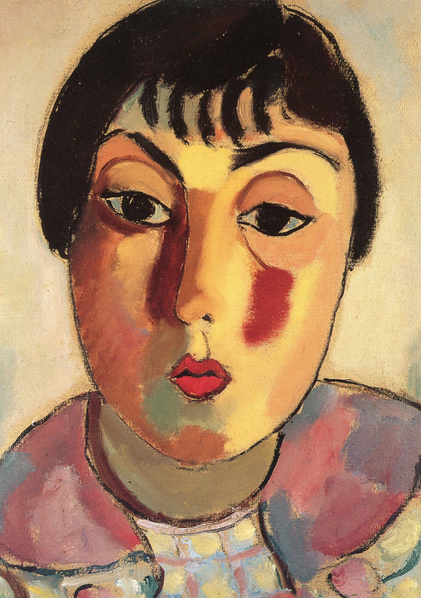 Kunstdruck Dreaming Head.. von Alexej von Jawlensky als Leinwandbild