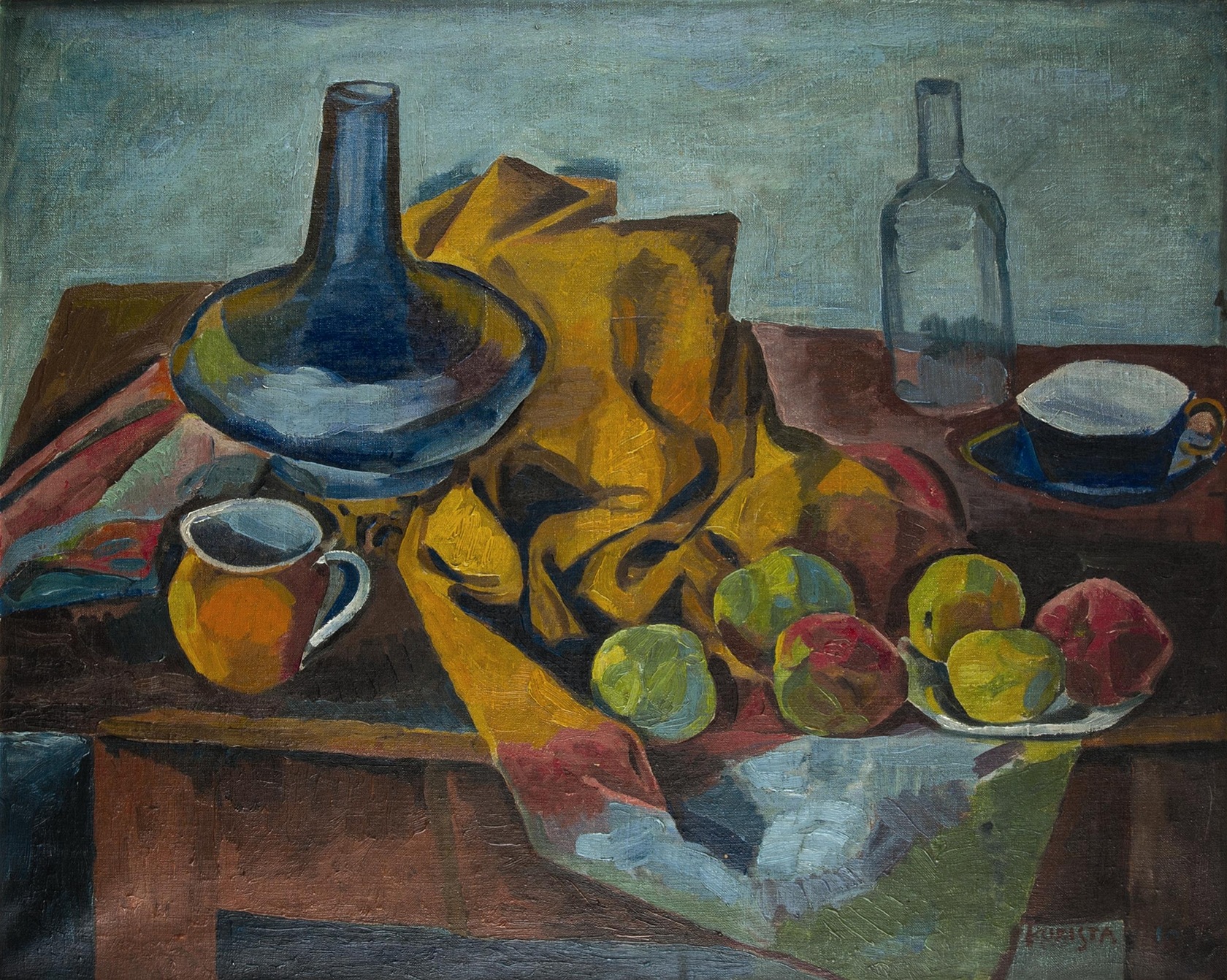 Kunstdruck Zatisi.. von Bohumil Kubista als Leinwandbild