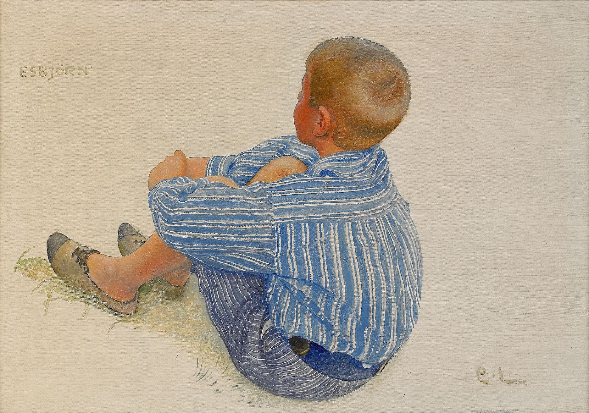 Kunstdruck Esbjoern.. von Carl Larsson als Leinwandbild