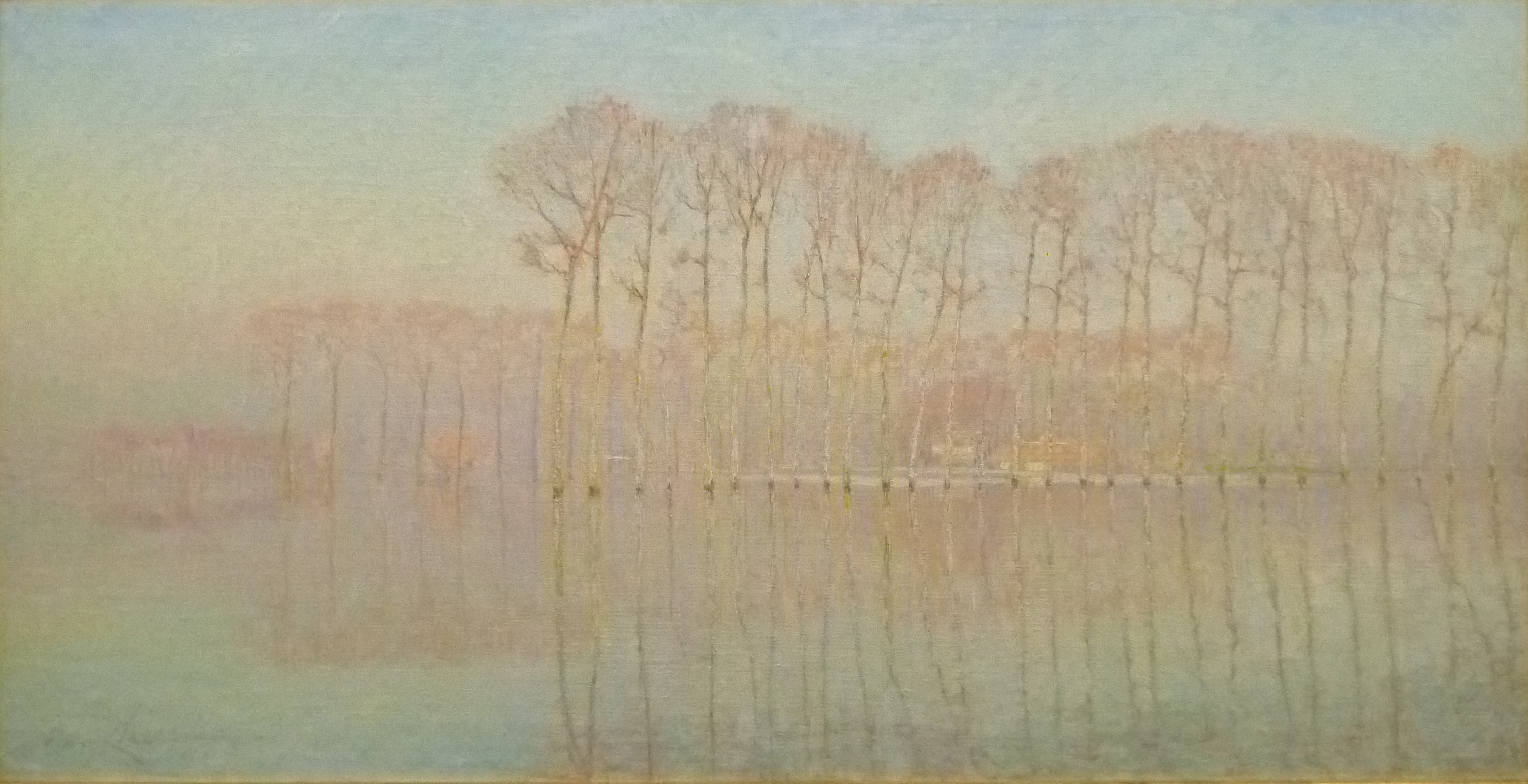 Kunstdruck De overstroming.. von Emile Claus als Leinwandbild