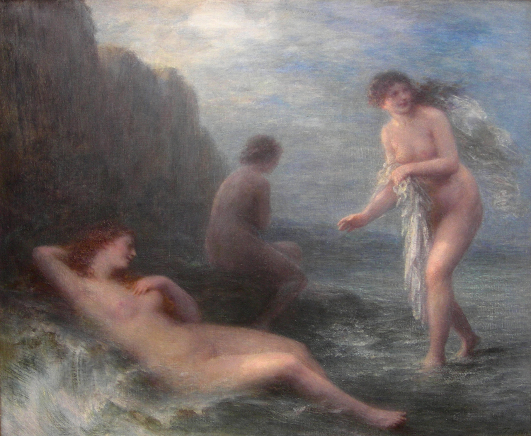 Kunstdruck Le Soir.. von Henri Fantin-Latour als Leinwandbild